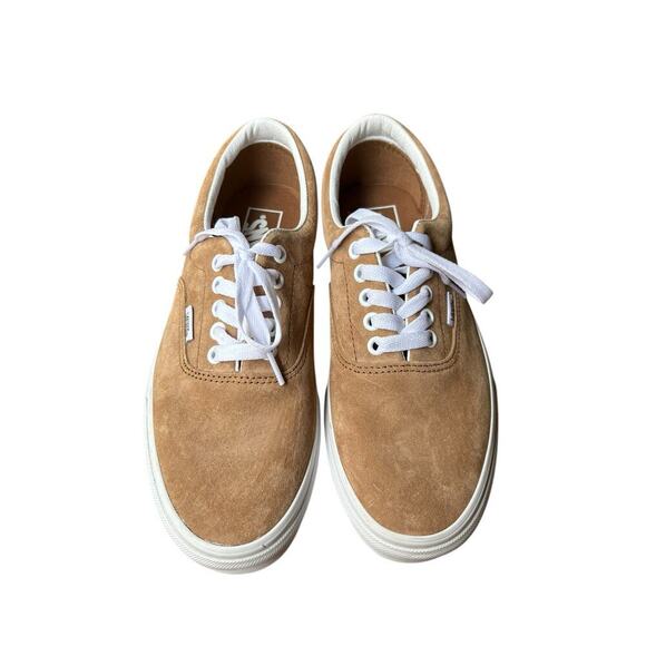 Vans Era Tobacco Brown Pig Suede Water Repellent Laced Skate Shoes - M8 / W 9.5 - Picture 4 of 10